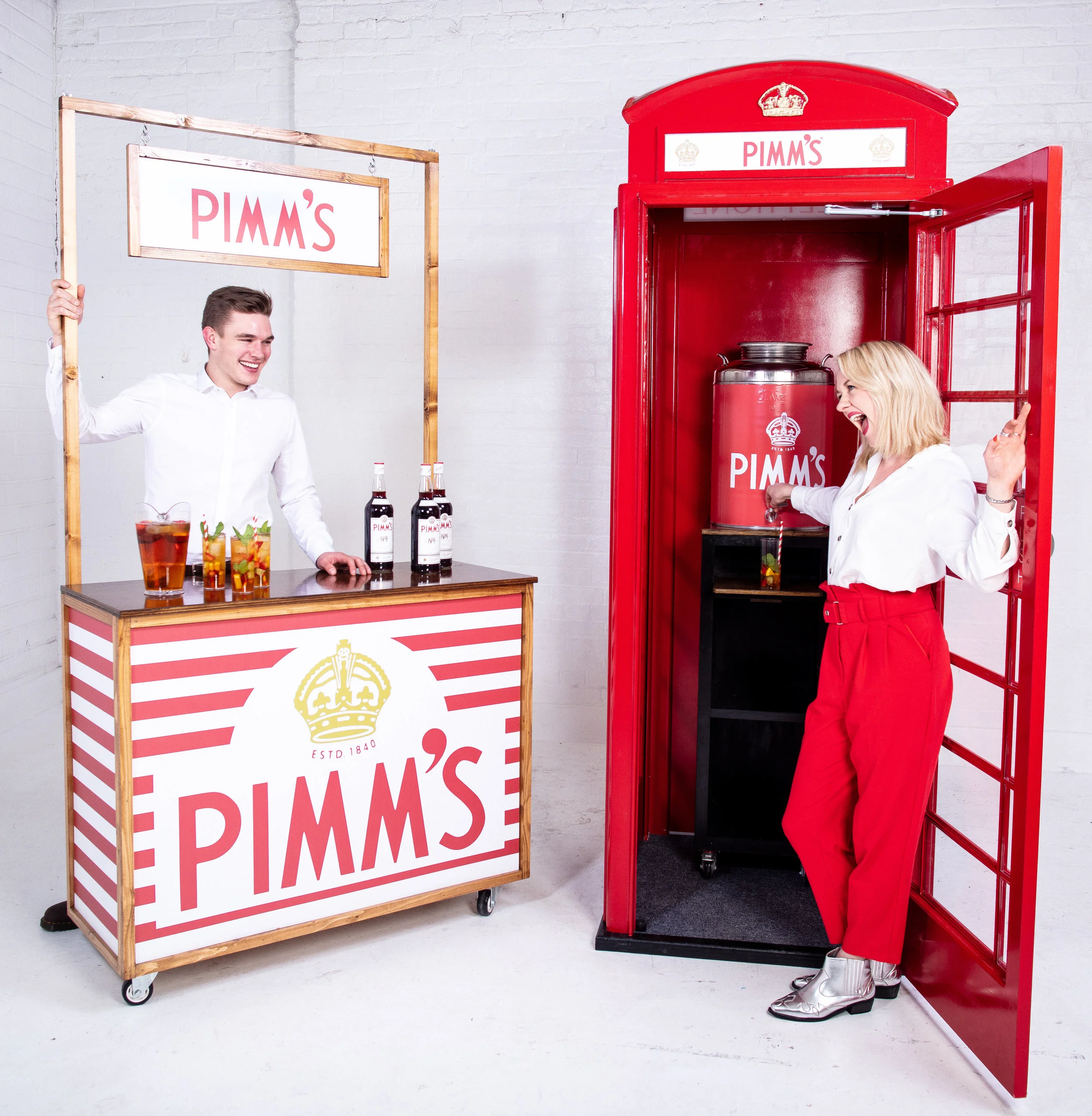 Red telephone box drinks cabinet deals